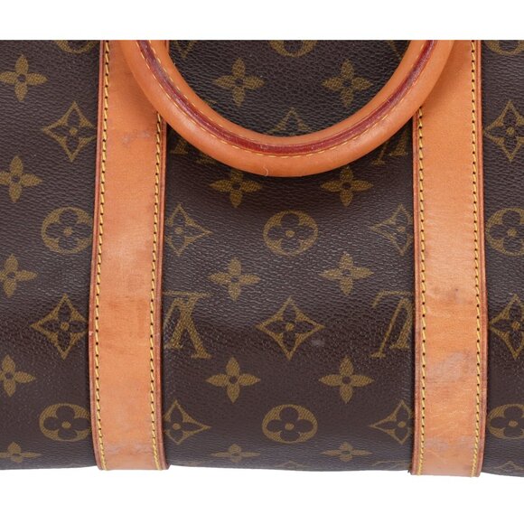Louis Vuitton Monogram Keepall 45 Travel Boston Bag M41428 Weekender - Picture 8 of 17